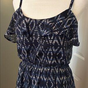 GAP Navy Geometric Dress